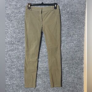 Veronica Beard Olive Green Slim Fit Pants - Size 0